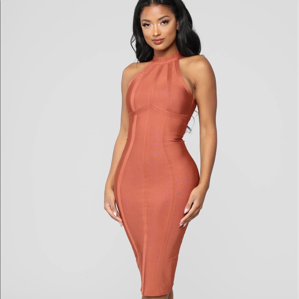 FASHION NOVA BANDAGE DRESS NWT